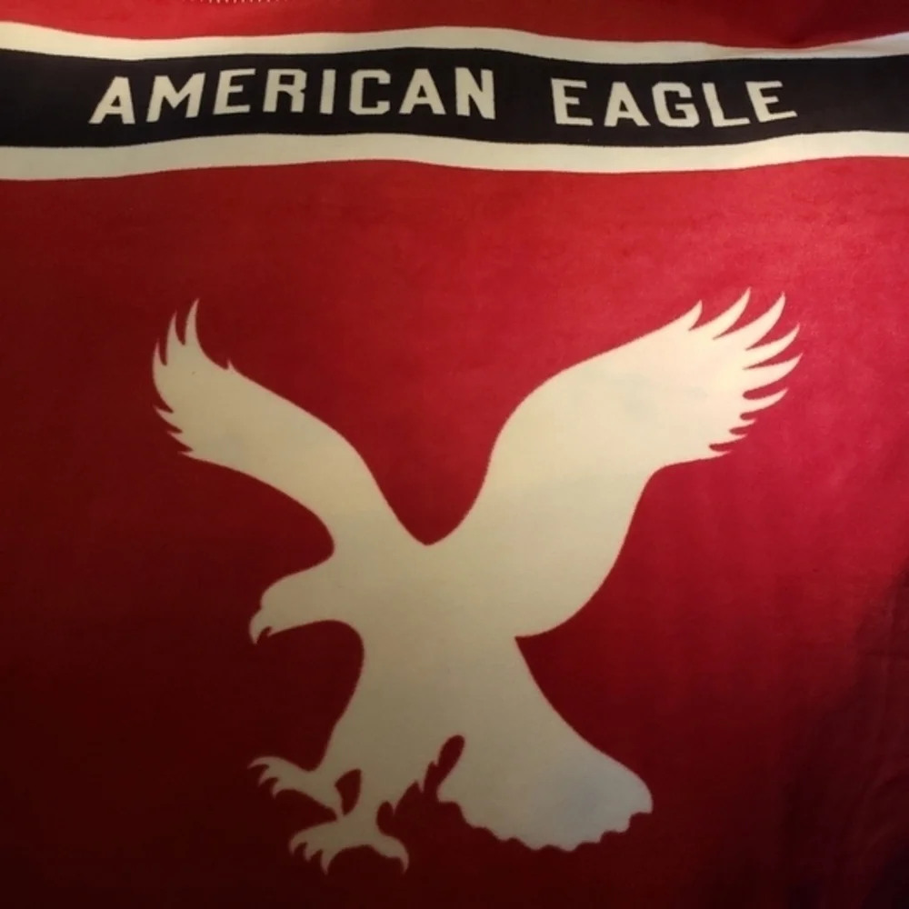 American Eagle Cozy Fleece Blanket Patriotic 52